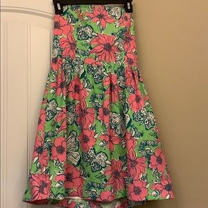 Lilly Pulitzer strapless dress